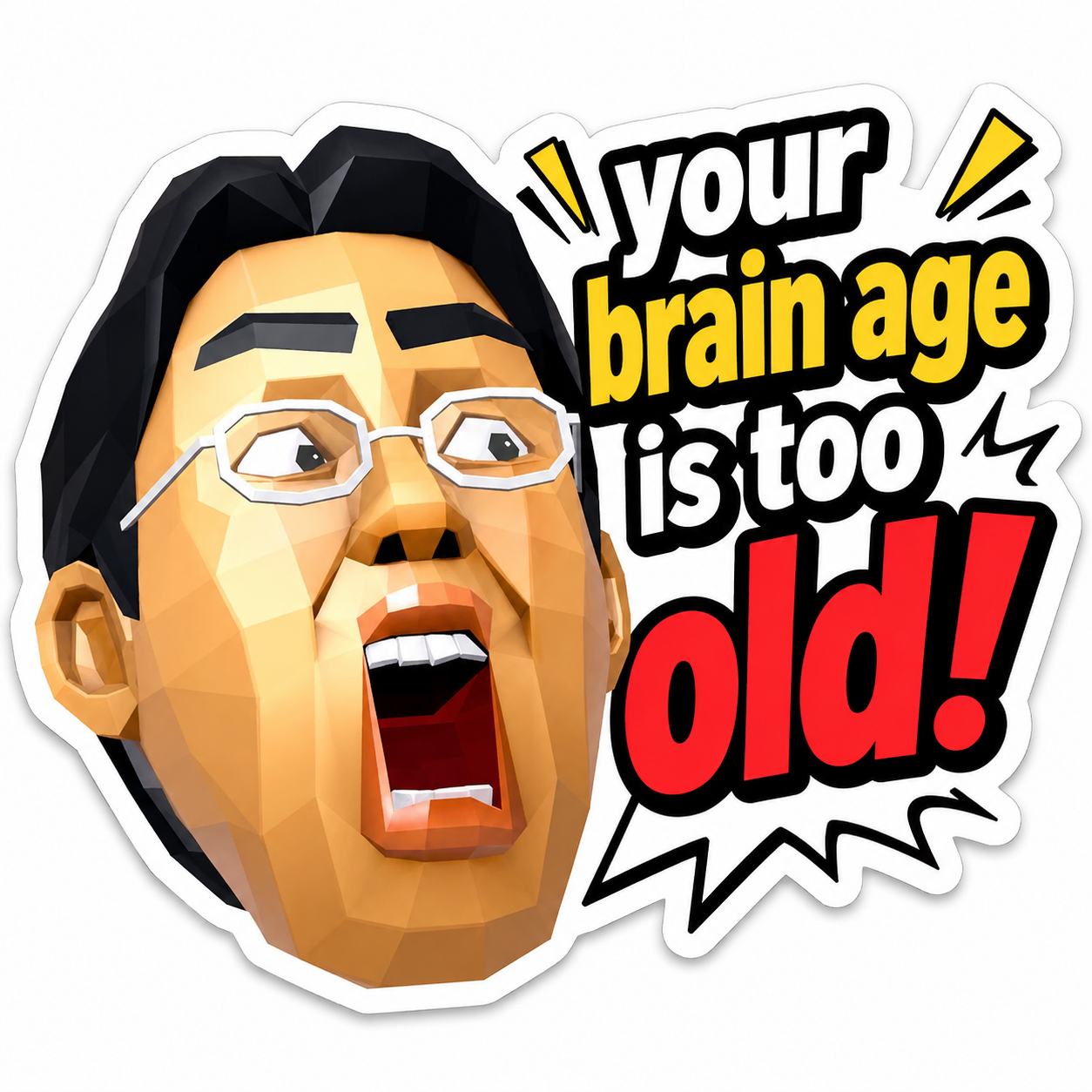 Brain Age Sticker