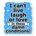 Live Laugh Love Sticker
