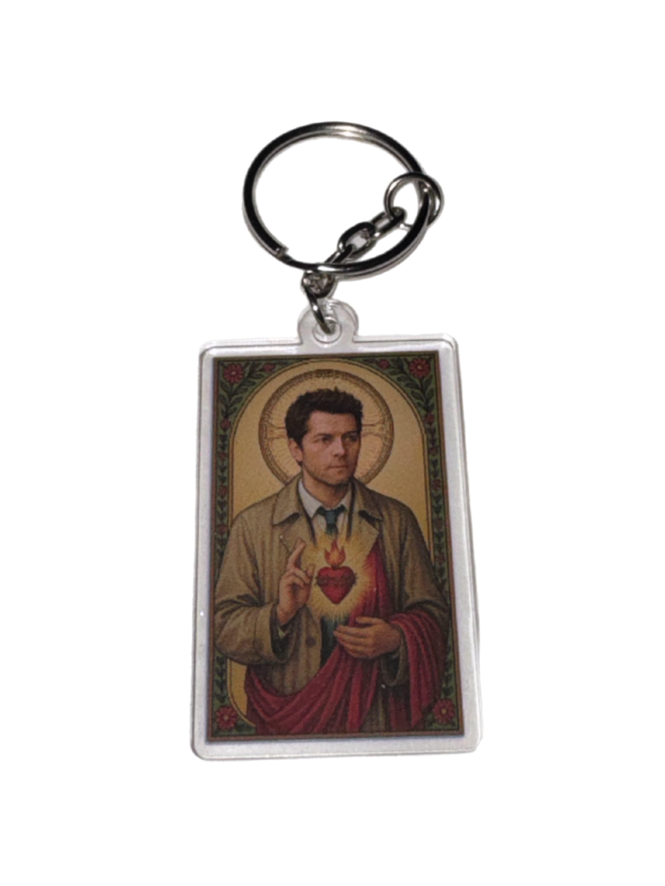 Castiel Keychain