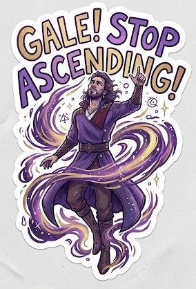 Gale Ascending Sticker